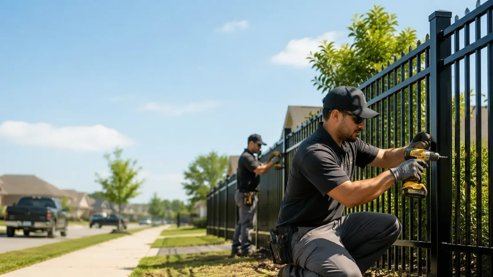 Metal Fence Installation in Canton, GA